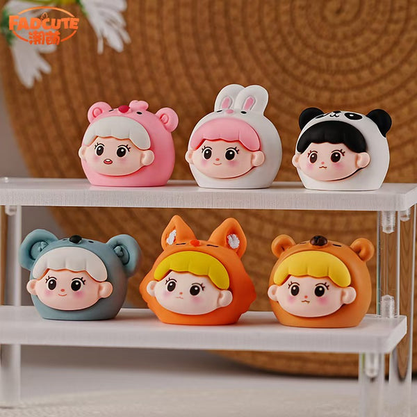 （No paring）Animal Outfit Cuties One Set (6 Pcs)